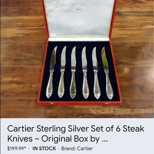 Cartier knife set